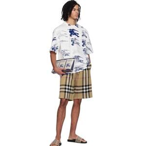 RETAIL $660 Burberry White EKD T-Shirt*Men's Large*NEW with Tags